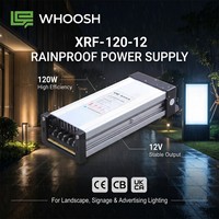 Alimentation électrique à découpage LED XRF-120-12 120W 12V 10A à sortie unique, étanche à l'eau, pour éclairage industriel