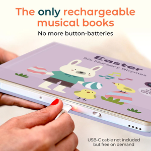 <span class=keywords><strong>Livre</strong></span> sonore intelligent pour enfants rechargeable avec boutons tactiles, pochettes rigides, mélodies et comptes à rebours, <span class=keywords><strong>livre</strong></span> audio pour l'apprentissage précoce - Product Image 5