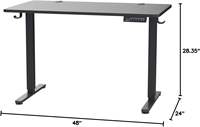 Bureau debout électrique ergonomique moderne à hauteur réglable, fixation murale en métal durable pour villa
