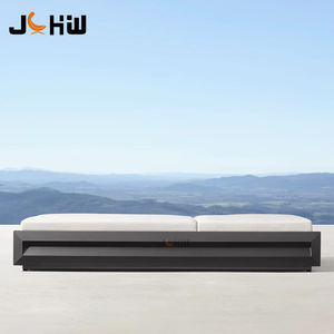 Juecheng Marco de aluminio Lounge Bed Outdoor Chaise Daybed para jardín Piscina Patio Park Hotel Villa Tumbona junto a la piscina - Product Image 4