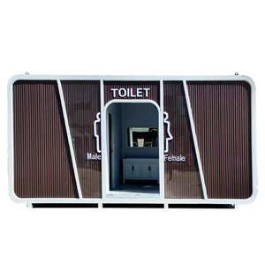 Baño Portátil de Panel Sándwich, Diseño Moderno, Ecológico, para Uso en Parques y Exteriores - Product Image 1