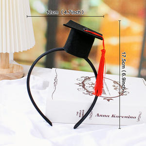 Laurea felice iscrizione alla lista d'oro cappello da scapolo cappello torta topper fornitori - Product Image 5