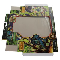 Caja de Regalo Moderna y Lujosa para Juguetes, Coches, Robots, Figuras de Dibujos Animados, con Logotipo Personalizado en Relieve, Embalaje con Ventana y Marco para Fotos