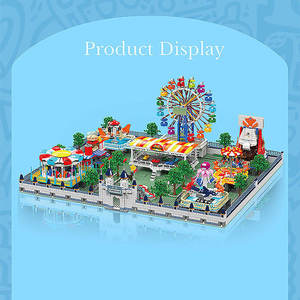 Modèle de parc d'attractions RC de la série créative 11022, kit de construction éducatif en plastique 1:8, cadeau de festival - Product Image 3