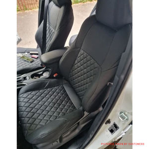 Housses de siège auto complètes en similicuir de luxe, sur mesure pour Civic, CHR, 4Runner, Tacoma, 5 places - Product Image 1