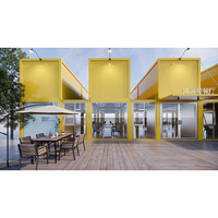 Maison préfabriquée en conteneur pour café, maison, restaurant, hôpital, chambre, usage commercial - Design moderne, taille personnalisable