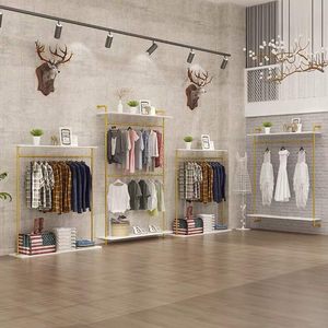 Étagère <span class=keywords><strong>murale</strong></span> de rangement pour vêtements, <span class=keywords><strong>tringle</strong></span> à vêtements industrielle en tuyau, présentoir de vente au détail - Product Image 5