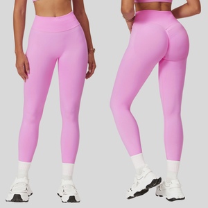 Legging <span class=keywords><strong>de</strong></span> Yoga Femme Taille Haute Effet Pêche, Séchage Rapide, Sans Couture, Respirant, Tie-Dye, Gainant et Galbant pour le Fitness - Product Image 4