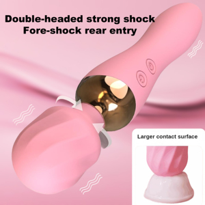 XLN Vibratore per Adulti Mini <span class=keywords><strong>Venus</strong></span> Wand G-Spot, Dildo a Doppia Testa Riscaldato USB, 20 Modalità, Impermeabile, in Silicone, per <span class=keywords><strong>Donne</strong></span> - Product Image 3