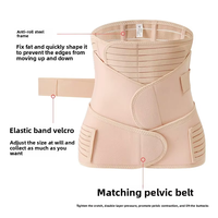 Corset abdominal élastique en graphène post-partum avec soutien pelvien respirant et serre-taille pour l'amincissement après césarienne