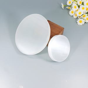 Cristal de Selenita Redondo al por Mayor, Piedra de Bolsillo Pulida Natural para Decoración del Hogar y Regalos Navideños Únicos - Product Image 5