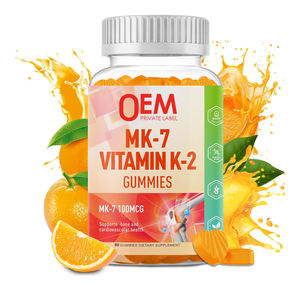 วิตามิน K2 MK-7 แบบกัมมี่ OEM 100mcg เสริมสร้างความแข็งแรงของวิตามิน K2 บำรุงกระดูก - Product Image 1