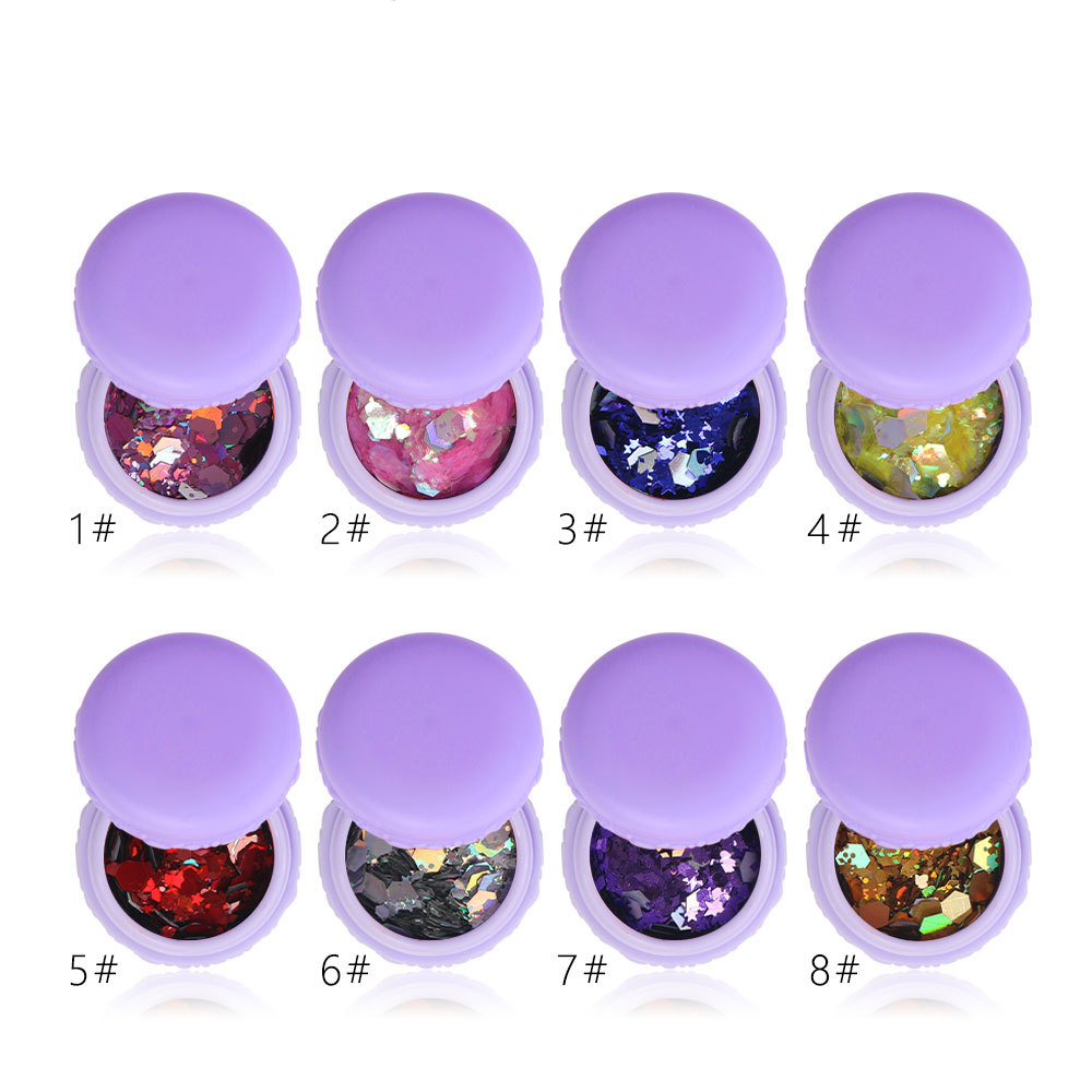 Пурпурный макарон, лазерные блестки, блеск, красота, макияж, музыка, фестиваль, вечеринка, макияж