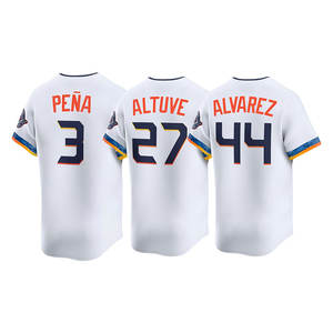 Venta al por mayor Jerseys Top Cosido Barato American Baseball Jersey 27 <span class=keywords><strong>Jose</strong></span> Altuve 44 Yordan <span class=keywords><strong>Alvarez</strong></span> 3 Jeremy Pena - Product Image 3