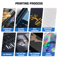 Carpeta de Presentación A3 Personalizada con Impresión Digital Offset y UV, Carpeta de Negocios con Bolsillo, Cartón Kraft, Papel Repujado en Oro