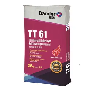 Bander TT61-10 Leverancier Commerciële Zelfnivellerende Compound/ Cement Mortel Chinese 25Kg Bouw Van Plastic Vloer Rubber Floor