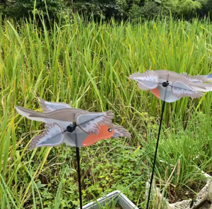 Custom Dier Vogel Speelgoed <span class=keywords><strong>Plastic</strong></span> Lucht Rotatie Tuin Ornamenten Windmolens Met Windrotator Pinwheel - Product Image 4