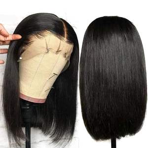 Perruque Courte Bob en Cheveux Péruviens en Gros, Perruque Bob HD 360 Full Lace Front en Cheveux Humains, Sans Colle, Prête à Porter pour Femmes Noires - Product Image 2