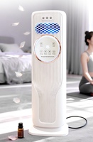 Ventilador de Aire Acondicionado de Doble Función con Control Remoto, Pantalla Táctil, Humidificación por Pulverización, Movimiento Vertical, Combinación de Frío y Calor