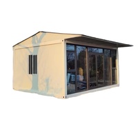 Maison préfabriquée modulaire de luxe, petite et détachable, en conteneur, avec panneaux sandwich, pour hôtel et immeuble de bureaux