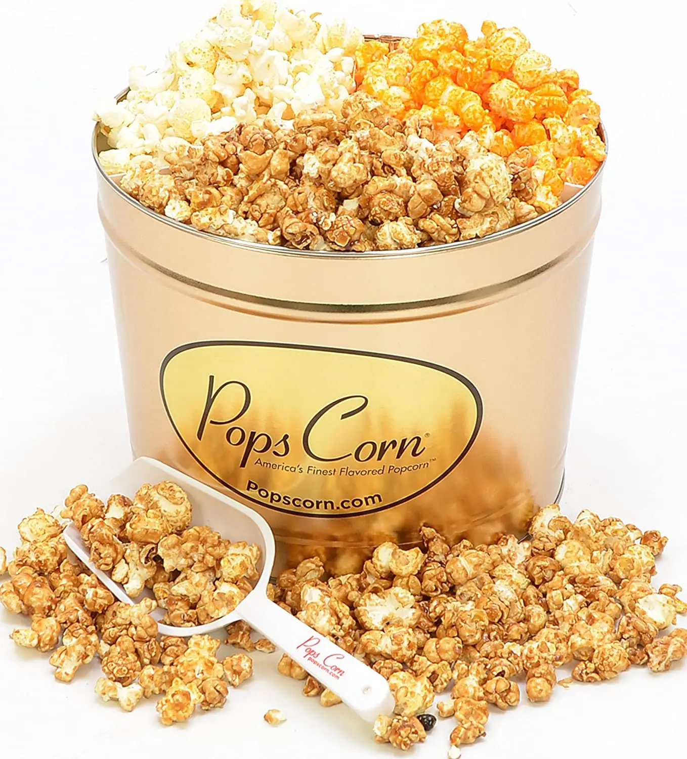 Boîtes à pop-corn vides de vacances, boîtes d'emballage en seau pour aliments, boîtes à pop-corn rondes avec couvercles, vente en gros