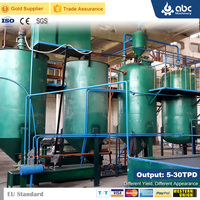 Palmolie-raffinaderijmachine, complete commerciële set, 24/7 klantenservice voor distributeurs