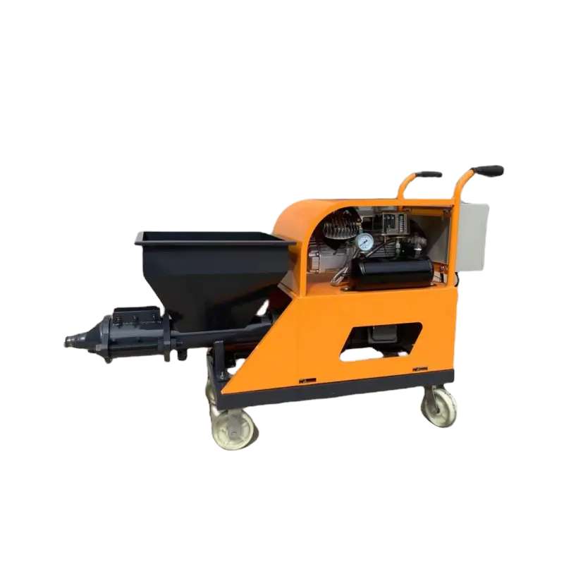 Supply spot diesel engine concrete sprayer factory direct sale mortar sprayer cement sprayer rendering machine