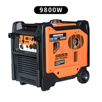 Générateur d'énergie portable silencieux à inverseur numérique, à essence, 3000W 9000W, petit groupe électrogène pour panne de courant à domicile, camping-car et travaux extérieurs