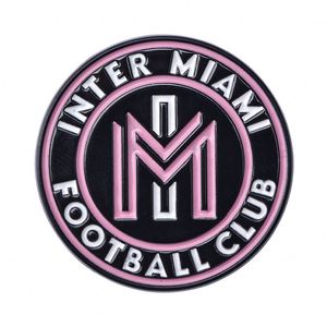 Tùy chỉnh Inter <span class=keywords><strong>Miami</strong></span> Câu lạc bộ bóng đá hat pins kim loại siêu Messi pins ve áo phù hiệu cứng men pins - Product Image 2