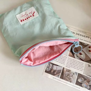 Sazakka Cosmetic Storage Bag Macaron Color Portable Desktop Organizer Small Size - Product Image 3