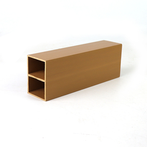 Dễ dàng cài đặt WPC gỗ Ống phân vùng trong nhà trang trí Gỗ nhựa composite WPC Ống Vuông - Product Image 1