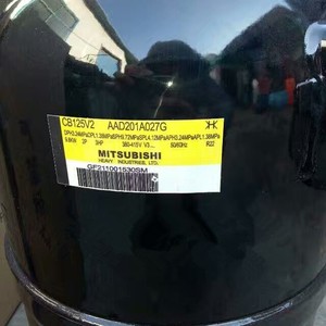 Compresor de Aire Acondicionado Mitsubishi CB125V2 AAD201A027G 3HP 380-415V Refrigeración Calefacción - Product Image 1