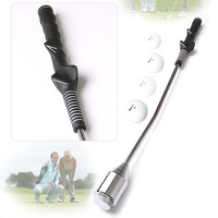 Bâton d'entraînement de golf en acier chromé pour débutants – Aide à la pratique du swing, tempérament et force, 65 cm, pour entraînement personnel