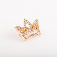 Diamant alliage de Zinc couronne broche petit costume veste broche pour Socialite vêtements lavable métal nouveau Style de personnalité de la mode