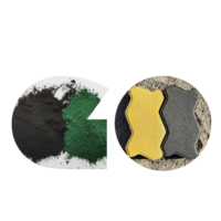 Pigment oxyde de fer noir pavage bloc couleur poudre pour les acheteurs