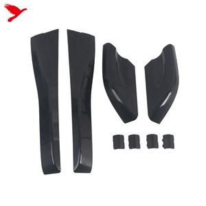 Accesorios exteriores de <span class=keywords><strong>coche</strong></span> rieles de techo cubierta de pierna cubierta de protección de extremo Shell negro 8 Uds <span class=keywords><strong>para</strong></span> <span class=keywords><strong>Hyundai</strong></span> <span class=keywords><strong>Tucson</strong></span> 2004-2008 - Product Image 2