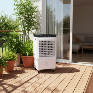 Enfriador Evaporativo Portátil Vevor, 3 Velocidades, con Temporizador y Ruedas, Enfriador de Aire para Interiores y Exteriores - Product Image 2
