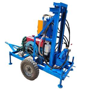 Moteur diesel 22 ch pour forage minier, forage de puits de 100 m de profondeur, équipement de forage de puits d'eau, machine de forage de puits pour roche - Product Image 1