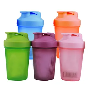 OLERD 400ml Großhandel BPA frei Kunststoff Shaker Protein Shaker Fitness studio Umwelt freundliche Shaker Wasser flasche mit Misch kugel