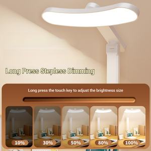 Lampe de bureau LED multifonctionnelle à luminosité réglable, commande tactile, gradation progressive, lampe d'étude et de lecture - Product Image 6