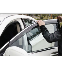 Protector de visera para ventana de coche, protección para Honda City Grace 2009 2010 2011 2012 2013 2014, accesorios, Kits para automóviles, estilo Exterior