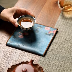 Paño de Cocina Chino Pintado, Super Absorbente, de Alta Gama, Servilleta de Té Pintada, Decoración de Mesa, Estilo Conciso, Paño de Cocina, Tapetes de Limpieza para Mesa - Product Image 4