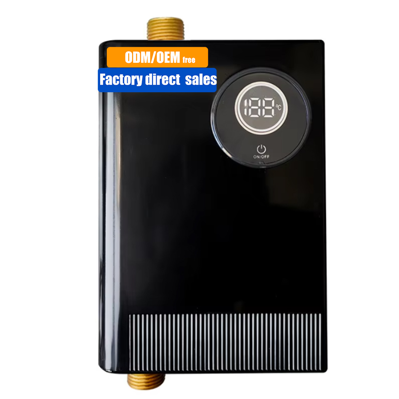220 Volt Smart Small Instantaneous Electric Water Heater 3.8 kW Tankless Instant Hot Water Heater for Home