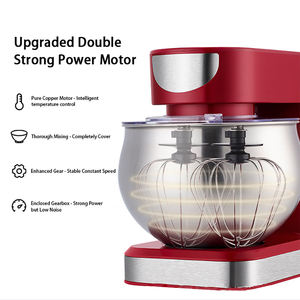 1200W électrique en acier pain oeuf pâte mélangeur <span class=keywords><strong>boulanger</strong></span> farine fouet crochet processeur plat batteur support mélangeur pour boulangerie - Product Image 4