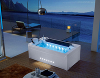 Prix usine Hôtel De Luxe Acrylique Whirlpool Baignoire Bulle D'air Ménage Baignoire
