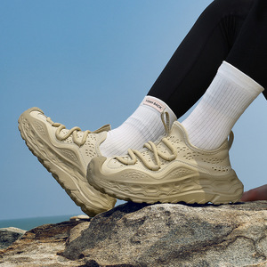 Men Women Retro Flat Sole Breathable Mesh Lightweight Soft Walking Shoes Forest Gump Trend Fashion Sneakers - Product Image 3