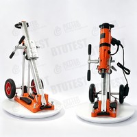 Taladro Eléctrico de Diamante de 3 Velocidades 1800W-3300W para Hormigón con Embrague de Seguridad y Soporte Reforzado para Hormigón EU/US