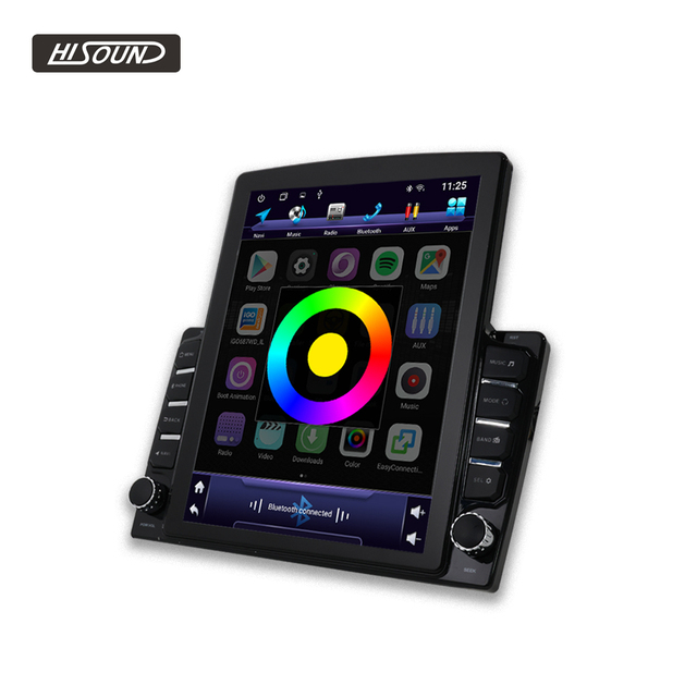 Universal 9.7" Vertical Screen Car Stereo Android GPS Navigation Car Multimedia Player for Tesla Auto Radio