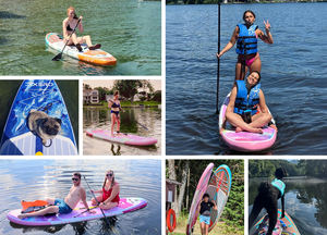 Planche à pagaie <span class=keywords><strong>gonflable</strong></span> SUP de qualité supérieure, 11'*33'', directement de l'usine, matériau Drop Stitch, accessoire pour les sports nautiques - Product Image 3