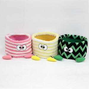 Vendita calda piccolo simpatico cesto portaoggetti in cotone design animale - Product Image 1